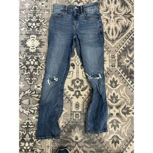 Abercrombie Kids High Rise Straight Distressed Size 13/14 Mm78